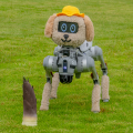 Take the Dog to the Park: Quadruped Robot for Joint Attention Training with Autistic Children in Naturalistic Settings